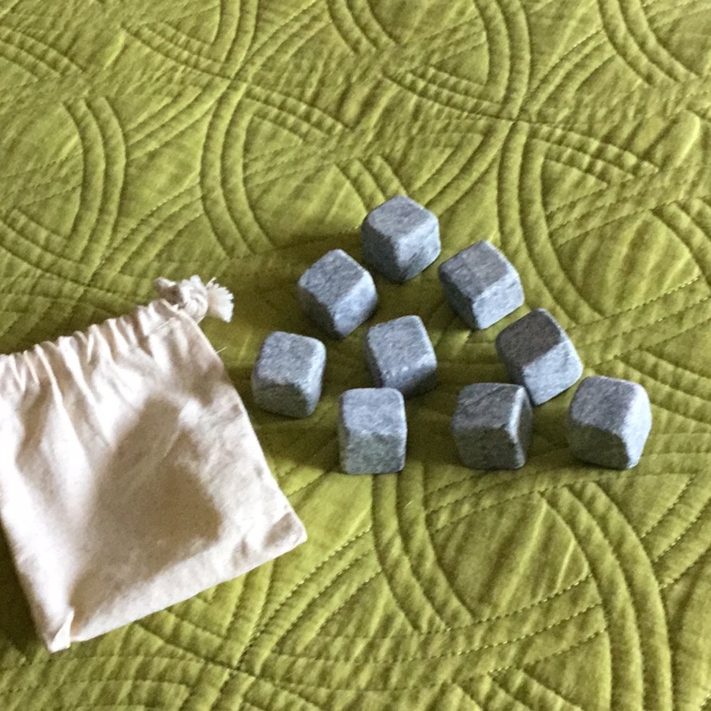 Whiskey stones, set of 9